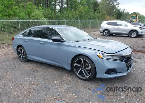 2022 Honda Accord Sport из США, поврежденный, VIN 1HGCV1F39NA092301